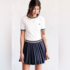 FILA X UO Exclusive x Navy Blue Mini Skort Skirt XS Tennis Pickleball Preppy